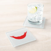 Osterinselflagge Glasuntersetzer (Schrägansicht)