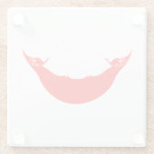 Osterinselflagge Glasuntersetzer (Rückseite)