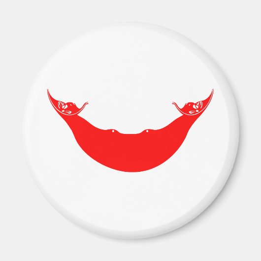 Osterinselflagge Magnet (Vorne)