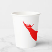 Osterinselflagge Pappbecher (Vorderseite)