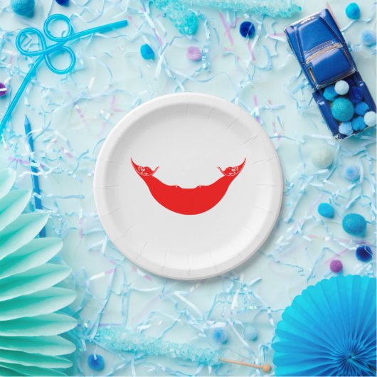 Osterinselflagge Pappteller (Party)