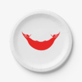 Osterinselflagge Pappteller (Vorderseite)