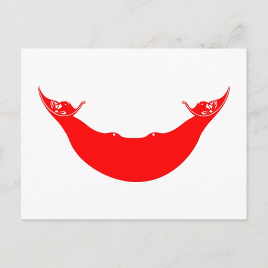 Osterinselflagge Postkarte (Vorderseite)