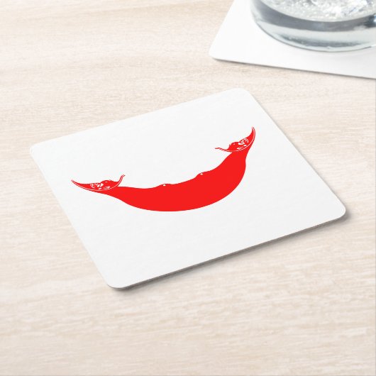 Osterinselflagge Rechteckiger Pappuntersetzer (angewinkelt)