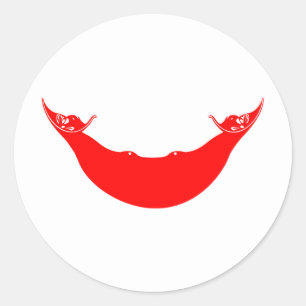 Osterinselflagge Runder Aufkleber