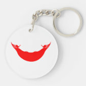 Osterinselflagge Schlüsselanhänger (Rückseite)