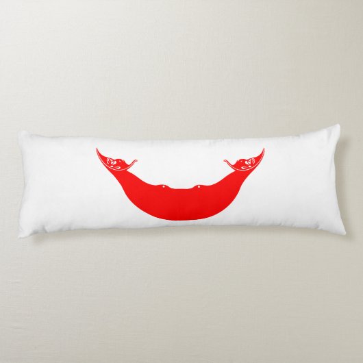 Osterinselflagge Seitenschläferkissen (Rückseite)