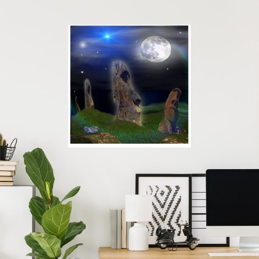 Osterinselposter Poster (Heimbüro)