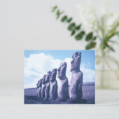 Osterinselstatuen Postkarte (Stehend Vorderseite)