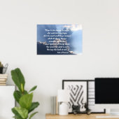 Osterinspirierendes Poster (Heimbüro)