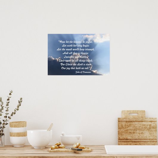 Osterinspirierendes Poster (Küche)