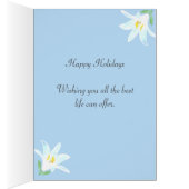 Osterische Blume auf Light Blue (Innen (Rechts))