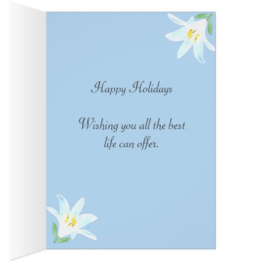 Osterische Blume auf Light Blue (Innen (Rechts))