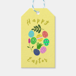 Osterische Blume Pflanze dekorative Eierjagd Geschenkanhänger