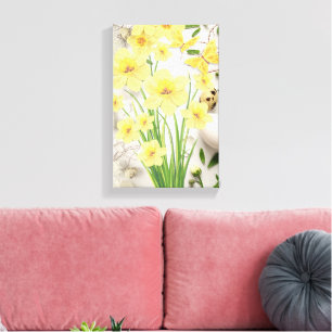 Osterische Blume, um Ihr Wohnzimmer oder Ihre Küch Leinwanddruck
