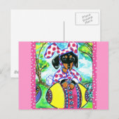 Osterische Dackel Feiertagspostkarte (Vorne/Hinten)