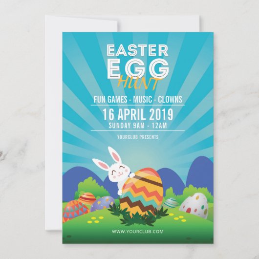 Osterische Party Einladung (Vorderseite)