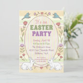 Osterische Party Einladung (Stehend Vorderseite)