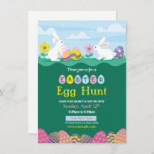 Osterische Party Einladung (Vorne/Hinten)