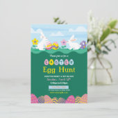 Osterische Party Einladung (Stehend Vorderseite)