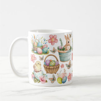 Osterische Tasse, glückliche Ostern, Frühjahr Kaffeetasse