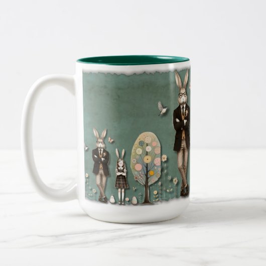 Osterische Tasse - Weltbeherrschung - Ein Ei nach  (Links)