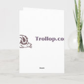 Osterjackalope Feiertagskarte (Rückseite)