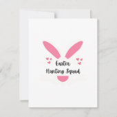 Osterjagd auf feiertagskarte (Vorderseite)