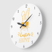 Osterjagd Große Wanduhr (Winkel)