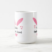 Osterjagdkommad mit sonnigen Ohren auf Kaffeetasse (Mittel)