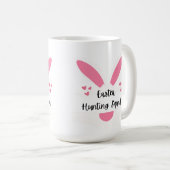 Osterjagdkommad mit sonnigen Ohren auf Kaffeetasse (VorderseiteRechts)
