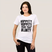 Osterjoch Funny Hippity Hoppity P That Blunty Tri-Blend Shirt (Vorderseite voll)