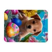 Osterjunge Blume und Eizellen Urlaub Magnet (Horizontal)