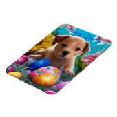 Osterjunge Blume und Eizellen Urlaub Magnet (Linke Seite)