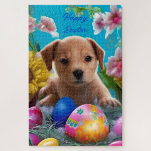 Osterjunge Blume und Eizellen Urlaub Puzzle