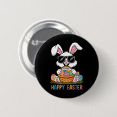 Osterjunge Mädchen Kinder Kleinkind Kaninchen Oste Button (Vorne & Hinten)