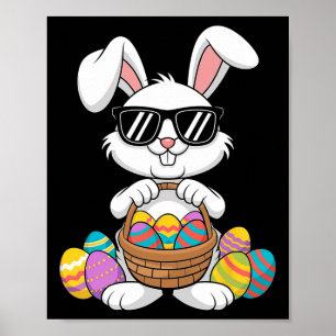 Osterjunge Mädchen Kinder Kleinkind Kaninchen Oste Poster