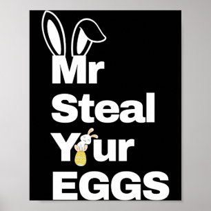 Osterjungen Kleinkinder Mr. stiehlt Ihre Eier lust Poster