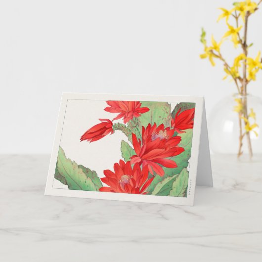 Osterkaktus von Tanigami Konan Karte (Gelbe Blume)