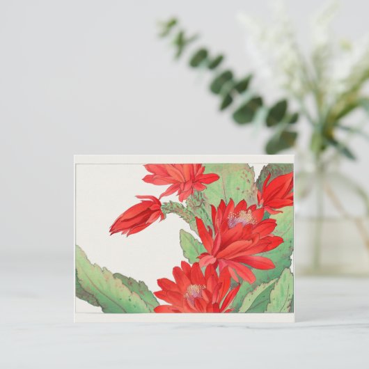 Osterkaktus von Tanigami Konan Postkarte (Stehend Vorderseite)