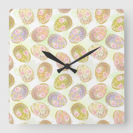 Osterkandy Bulk Quadratische Wanduhr (Vorderseite)