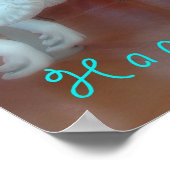 Osterkaninchen auf der Merry-Go-Runde Poster (Ecke)