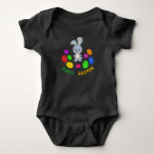 Osterkaninchen Baby Strampler (Vorderseite)