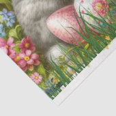 Osterkaninchen Blume Holiday Eggs Tissue Paper Seidenpapier (Ausschnitt)