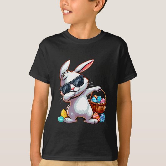 Osterkaninchen Bunny Egg Jagen T-Shirt (Vorderseite)
