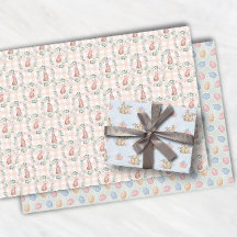 Osterkaninchen Bunny Wunny Pink Muster