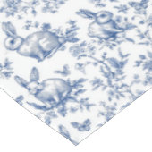 Osterkaninchen Chinoiserie Muster Tischdecke (Schrägansicht)