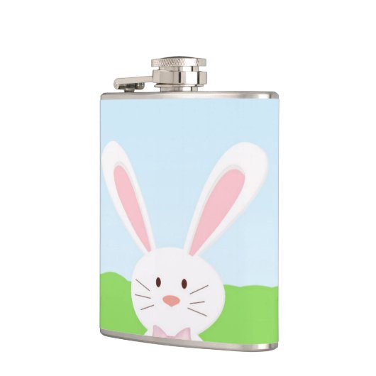 Osterkaninchen Flachmann (Links)