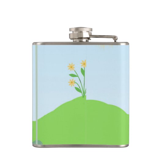 Osterkaninchen Flachmann (Rückseite)