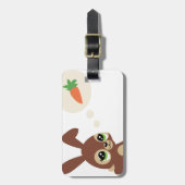 Osterkaninchen Gepäckanhänger (Vorderseite vertikal)